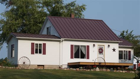 houses with maroon metal roofs|houses with burgundy metal roofs.